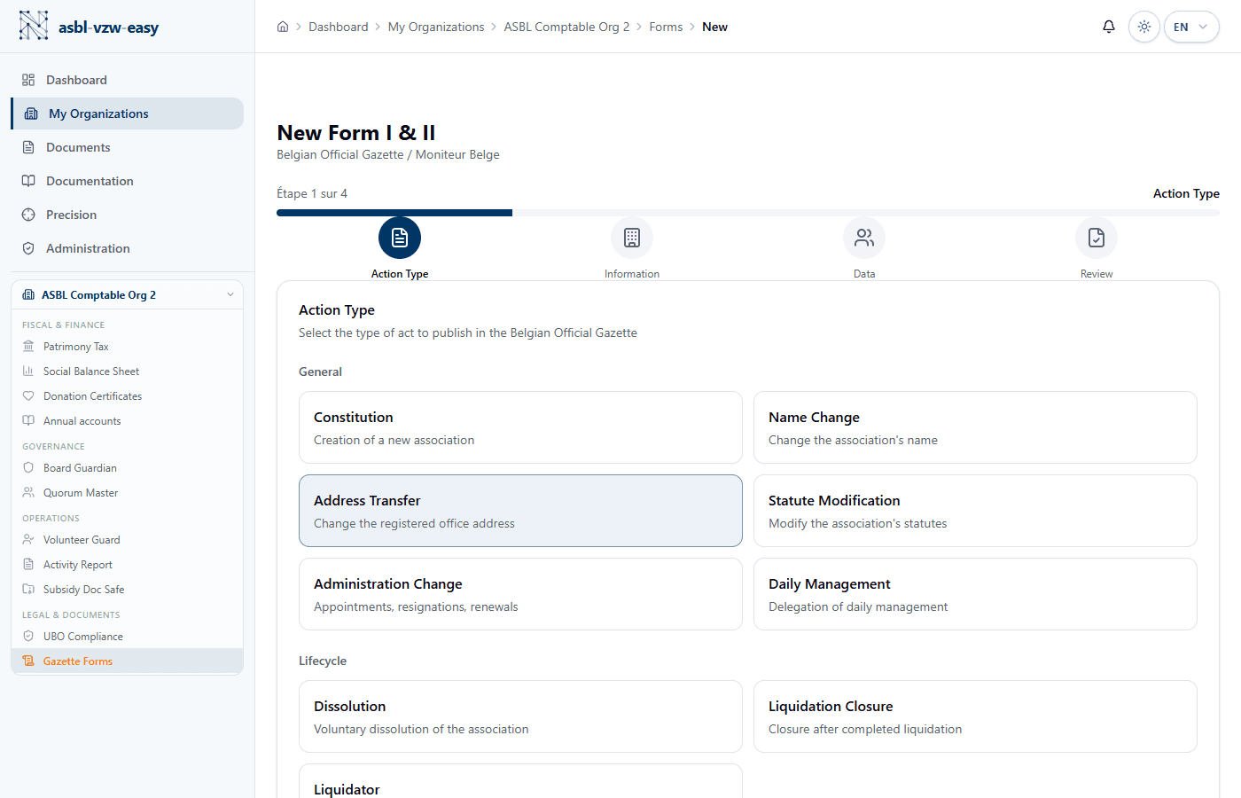 Create a form