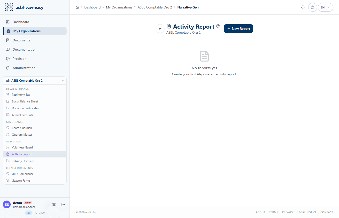 Activity Report