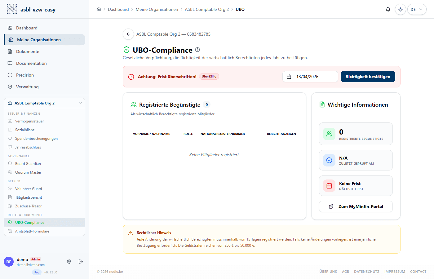 UBO-Dashboard